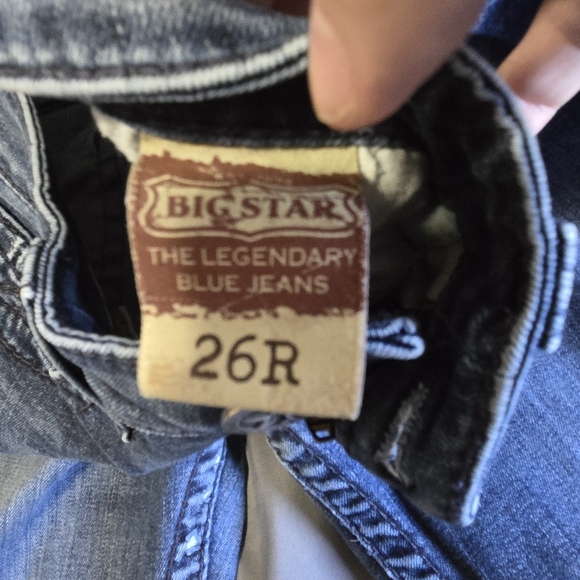 Big Star Women's Classic Blue Straight Leg Jeans - Picture 3 of 4